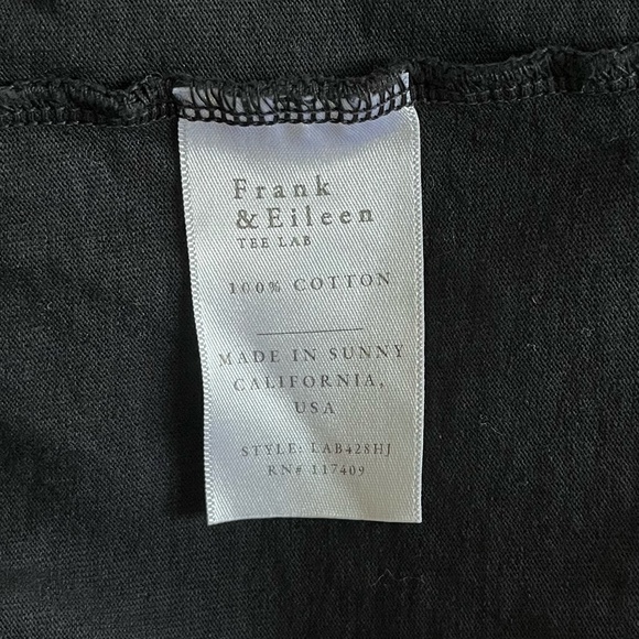 FRANK & EILEEN | 100% Cotton Preppy Classic Lauren Dress in Black | Size Small - Picture 10 of 11